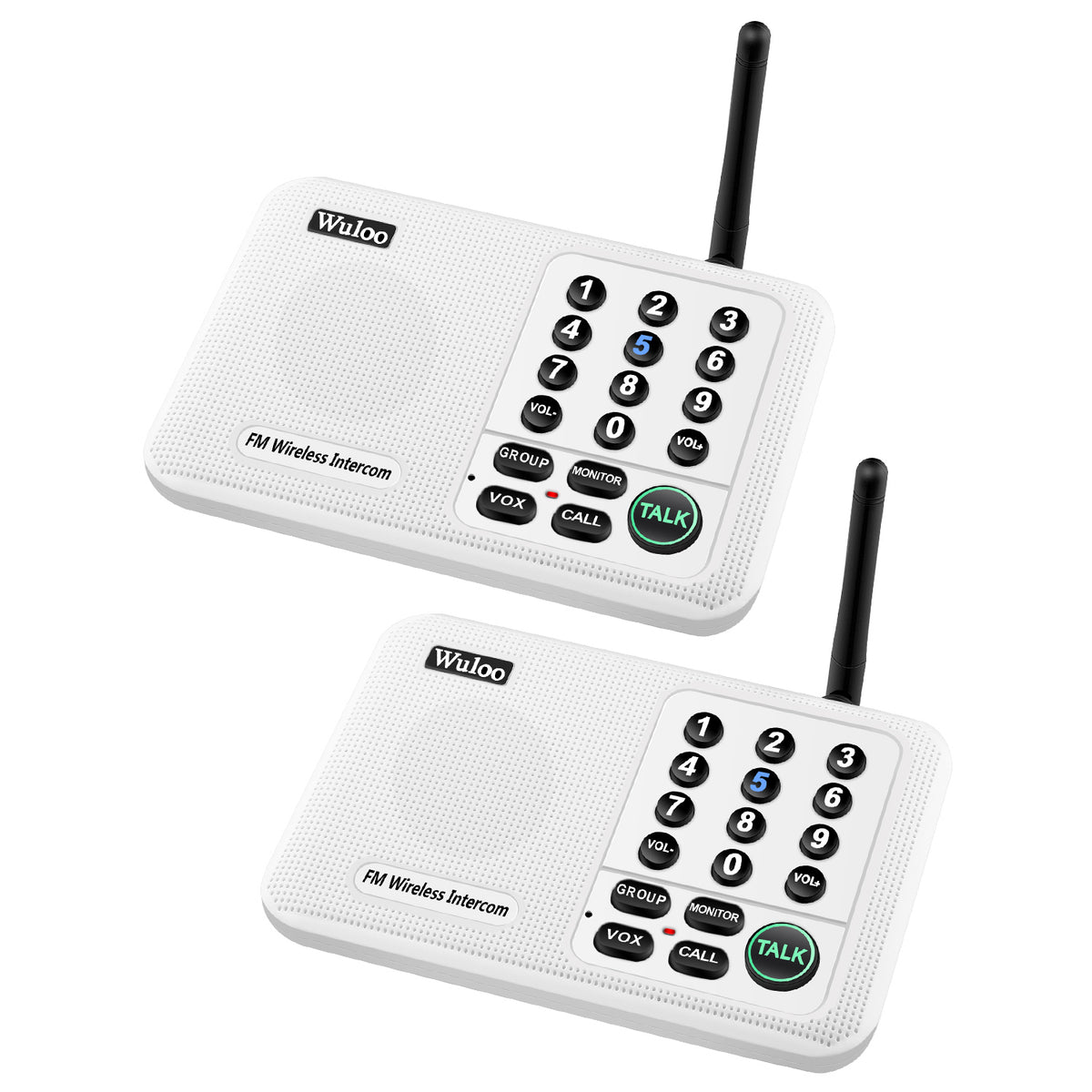 Wuloo Wireless Intercoms System for Home Office WL666 ( 2 packs